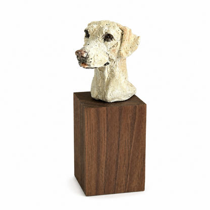 Hound Head Sculpture