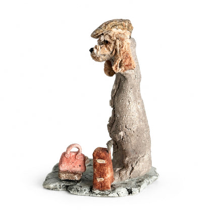 Traveler Dog Sculpture