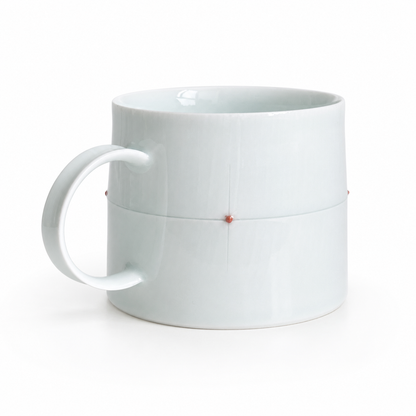 Shadow Blue Red Bead Mug