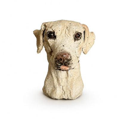 Hound Head Sculpture