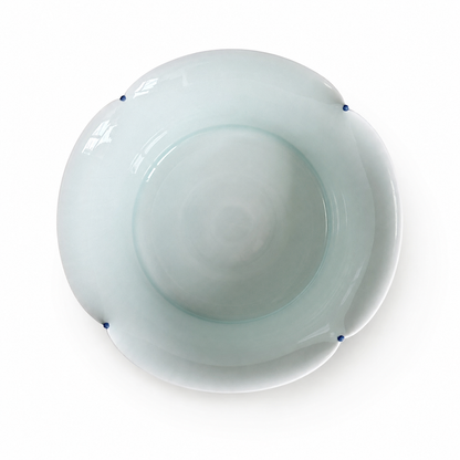 Yingqing Blue Beaded Wide-Mouthed Bowl
