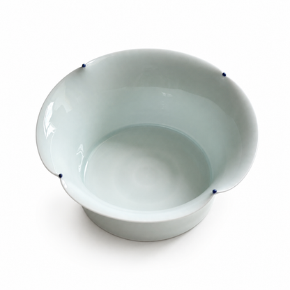 Yingqing Blue Beaded Wide-Mouthed Bowl