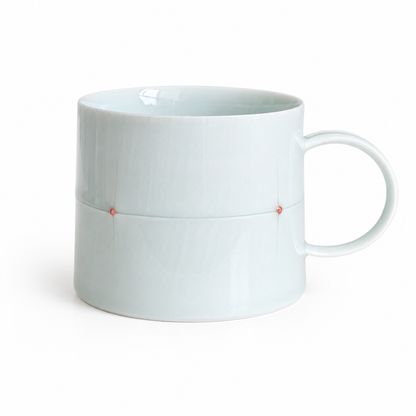 Shadow Blue Red Bead Mug