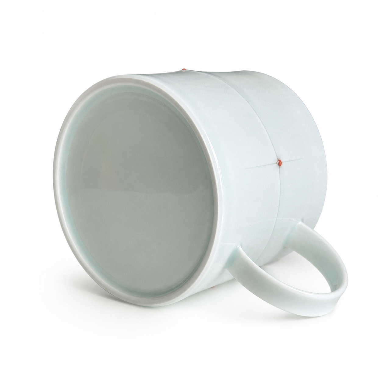 Shadow Blue Red Bead Mug
