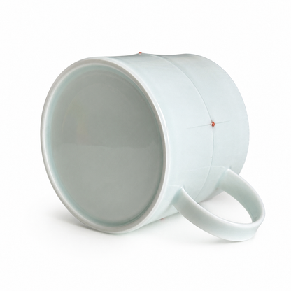 Shadow Blue Red Bead Mug