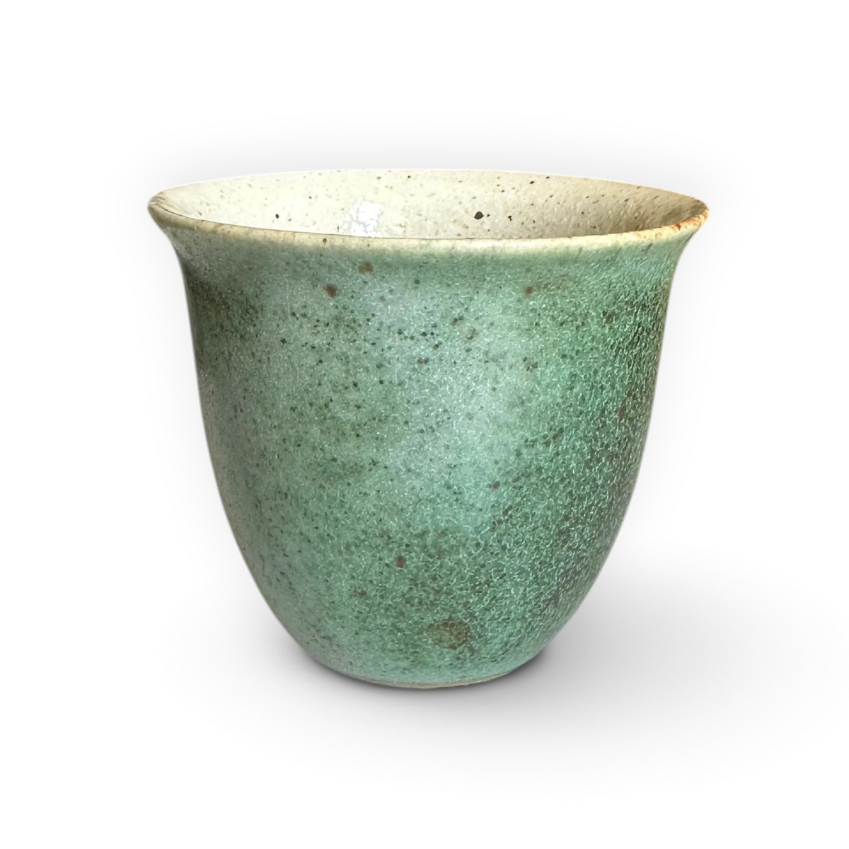 青釉侧把壶茶具套装